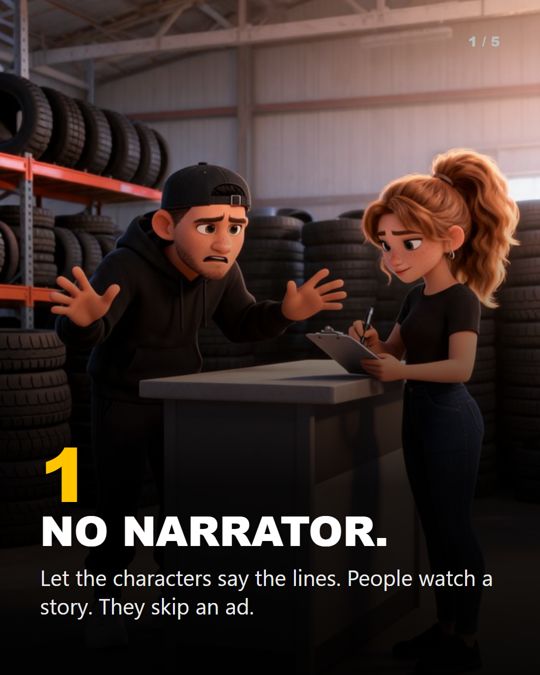 1. No narrator