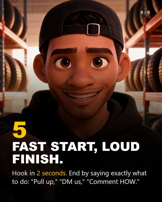 5. Fast start, loud finish